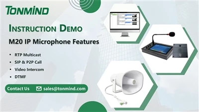 Nuevo lanzamiento de video: Desbloquee la potencia de Tonmind IP Microphone M20 en YouTube